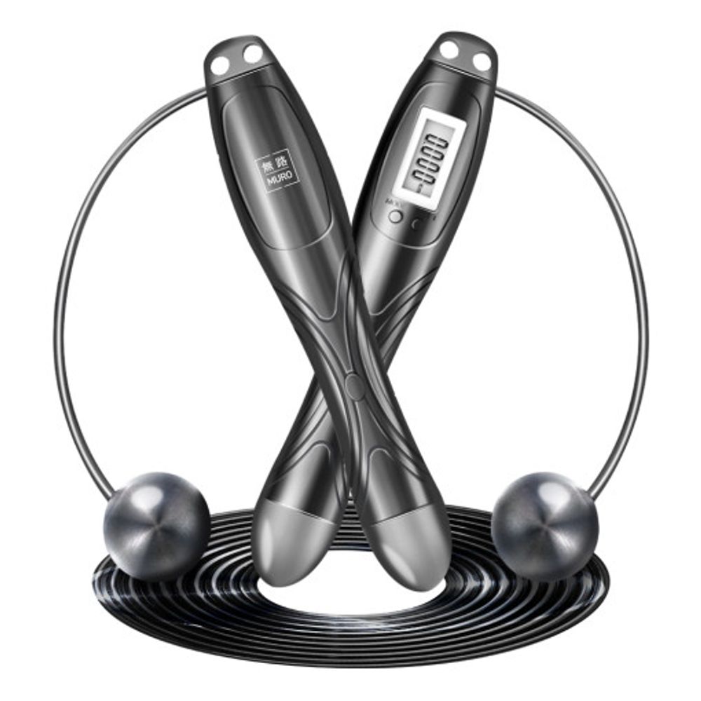 [MURO] BARANAS No-line skipping rope, simple indoor aerobic exercise without noise and regardless of the weather, smart noiseless jump rope, wireless jumping rope